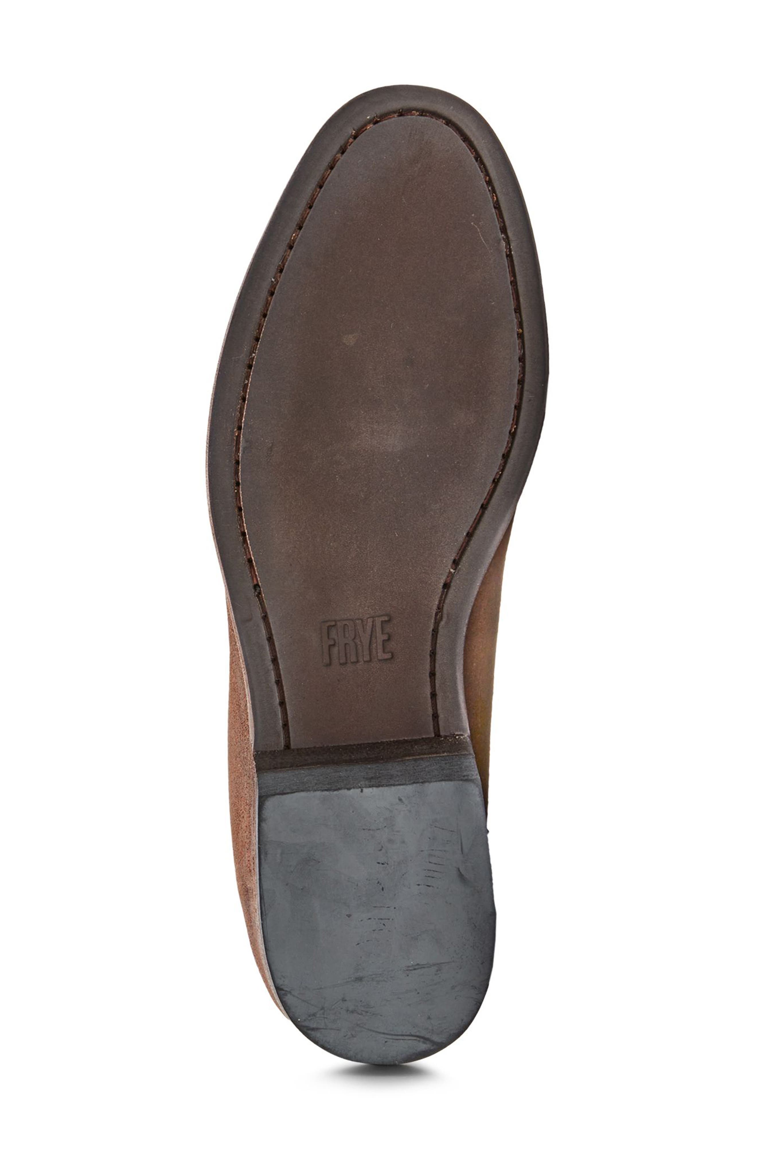 Chris Venetian Loafer, Alternate, color, GINGER - WAXED SUEDE LEATHER