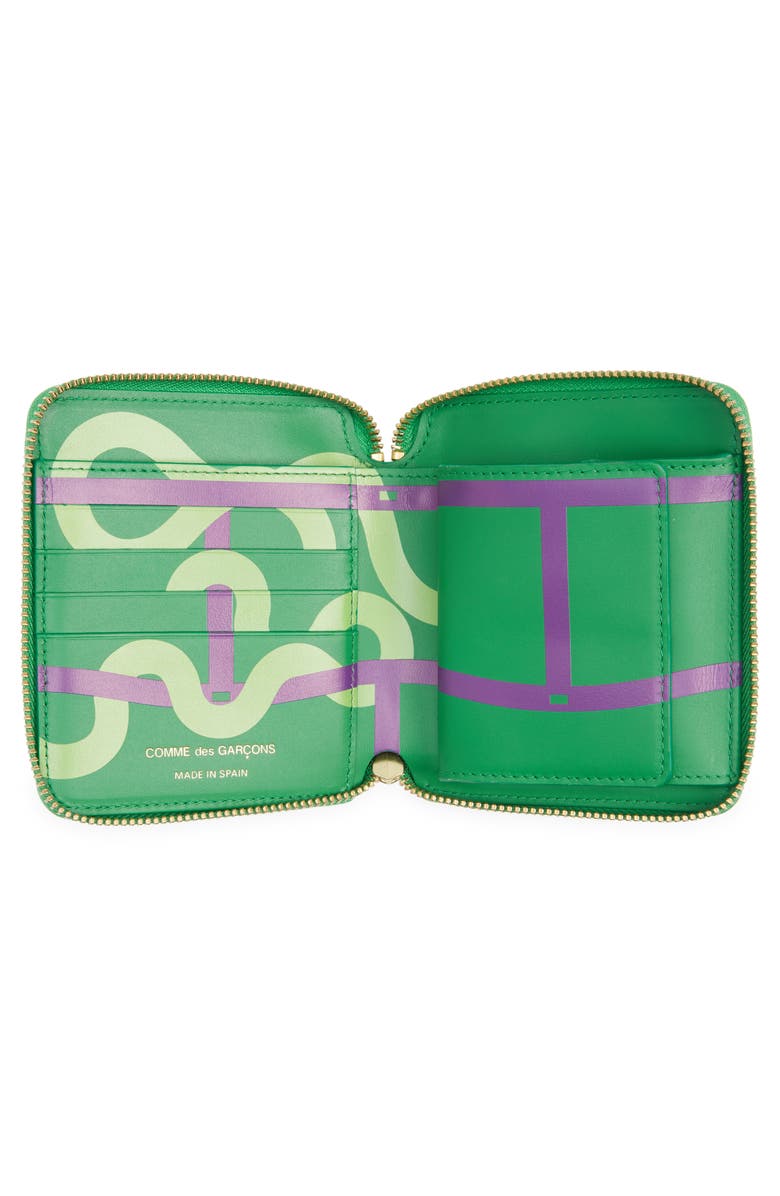 Comme des Garçons Wallets Ruby Eyes Large Snake Graphic Wallet, Alternate, color, 