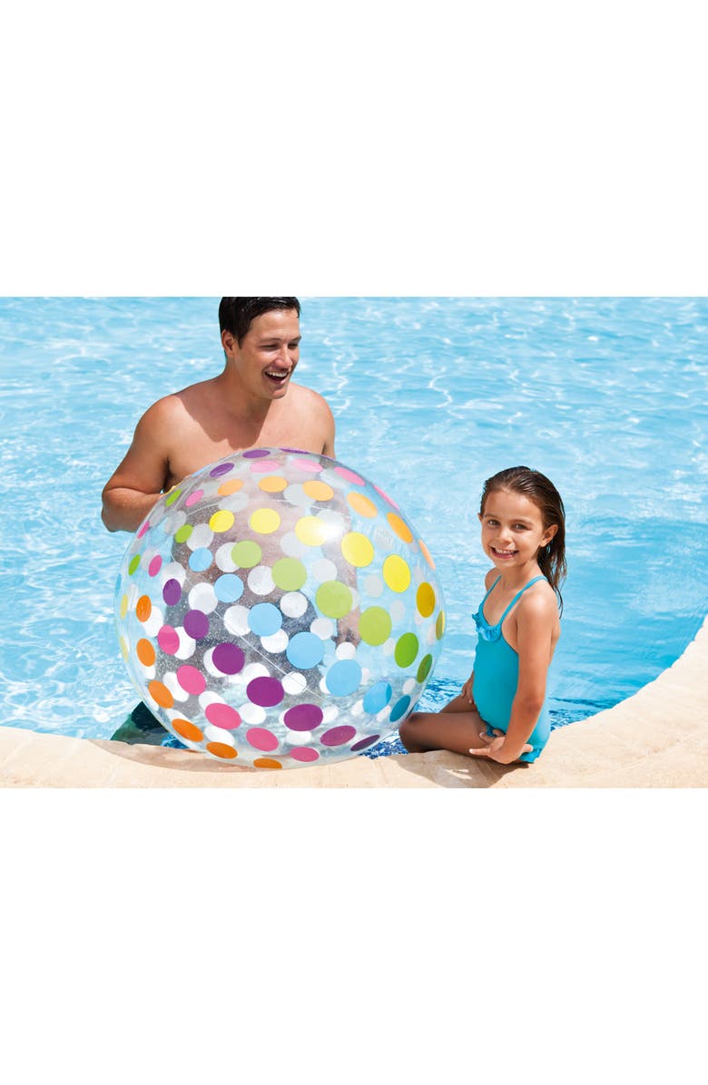 Intex Jumbo Beach Ball, Alternate, color, Multicolored