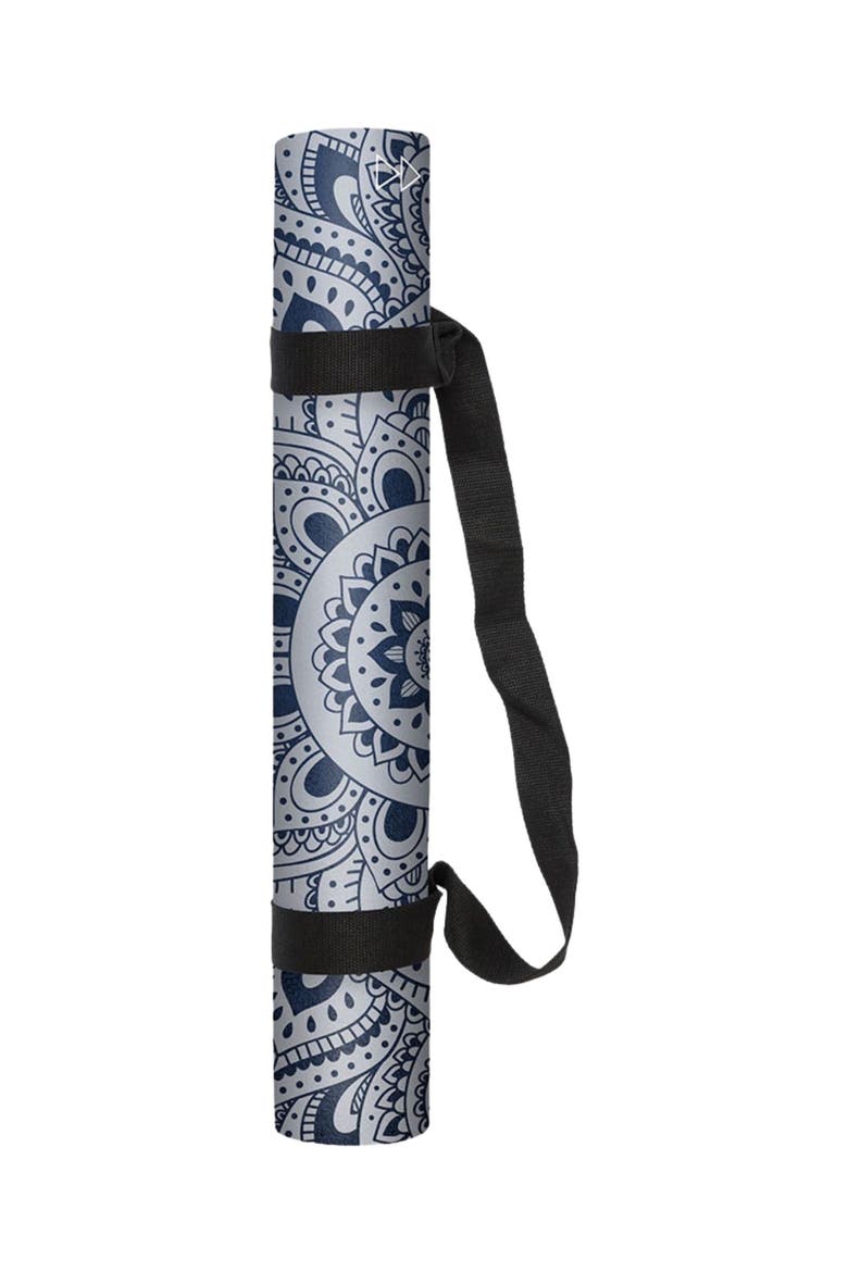 Combo Travel Yoga Mat - 2-in-1, Alternate, color, Mandala Black