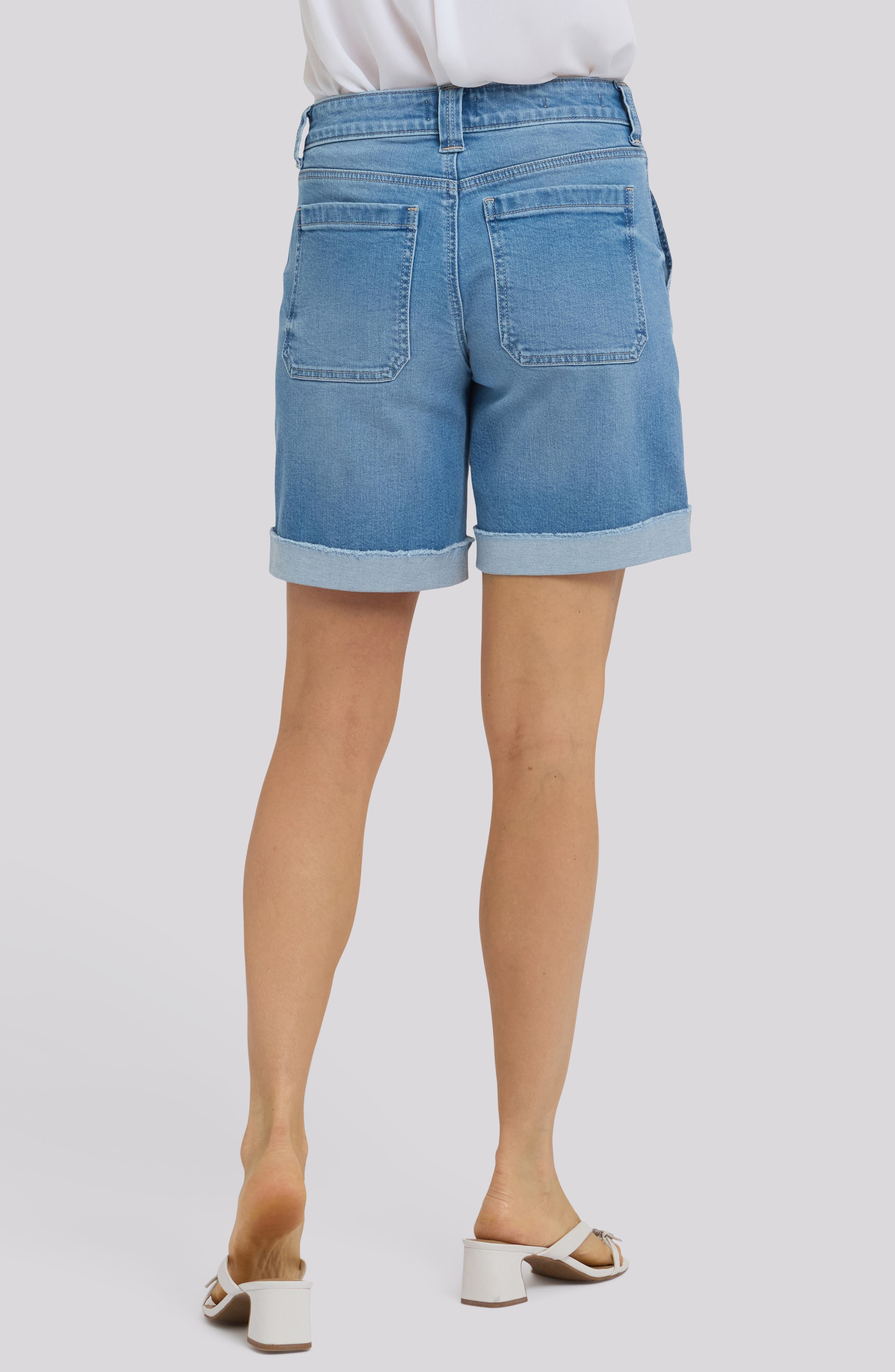 Diana Relaxed Fit Cuffed Denim Shorts - image 2