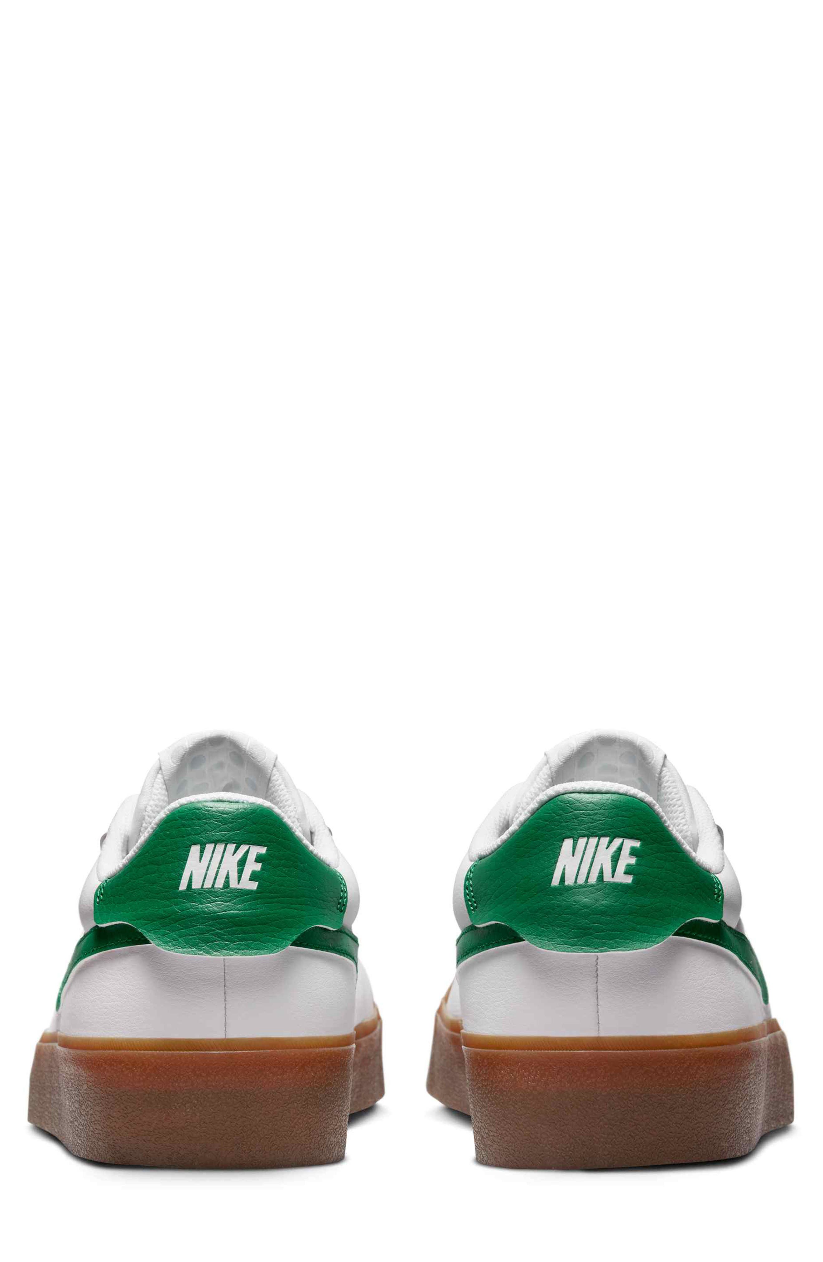 Nike Court Shot Low Top Sneaker, Alternate, color, 109 White/Gum Medium Brown/Malachite