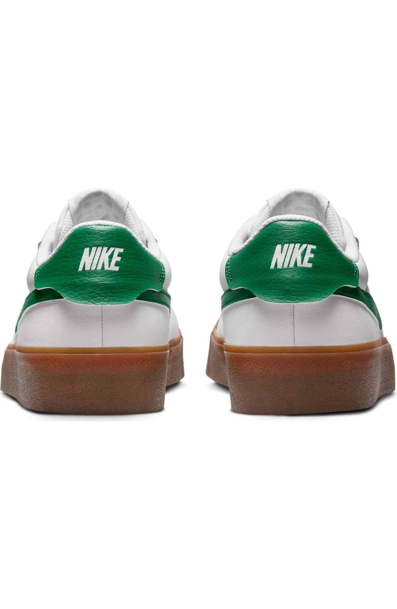 Nike Court Shot Low Top Sneaker, Alternate, color, 109 White/Gum Medium Brown/Malachite