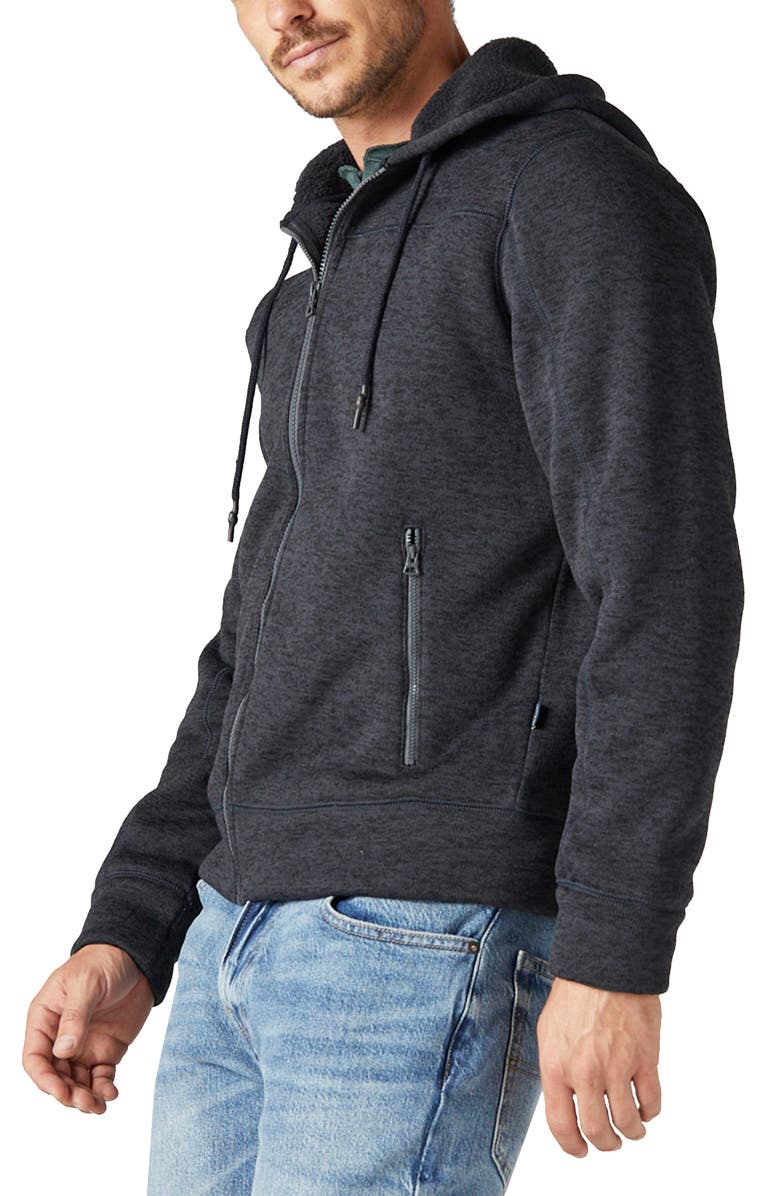 Lucky Brand Los Feliz Front Zip Hoodie, Alternate, color,