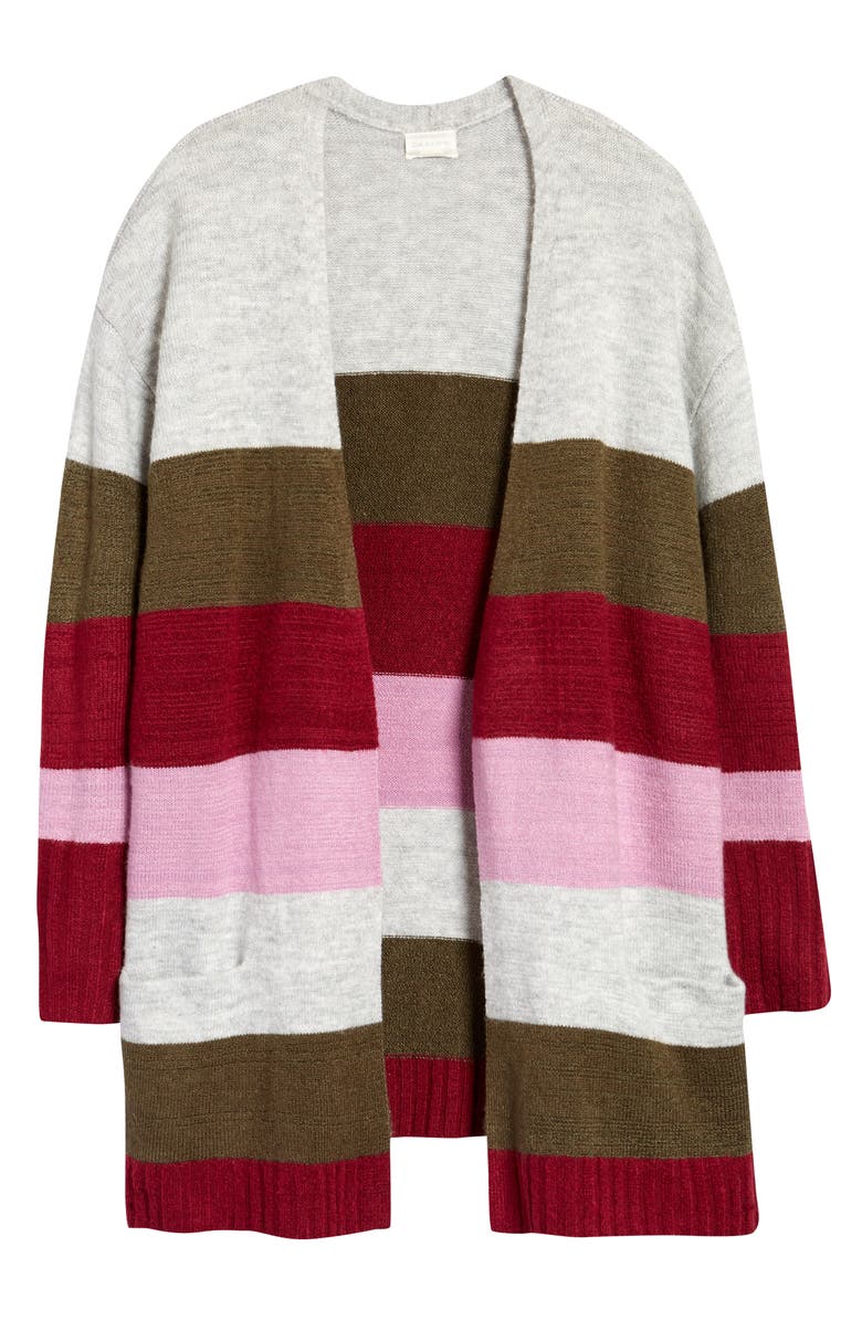 Caslon<sup>®</sup> Open Front Cardigan, Alternate, color,