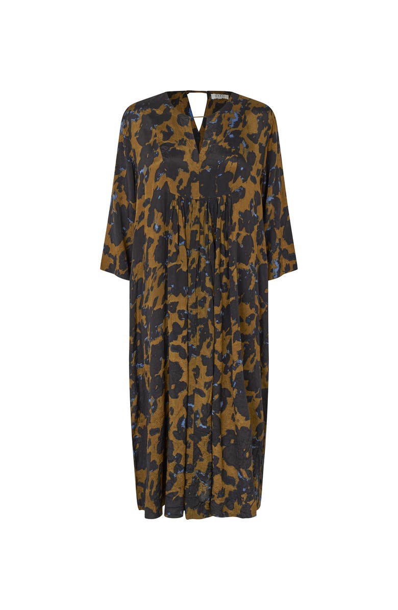 Masai Copenhagen MaNadyne V-Neck A-Shape Midi Dress, Alternate, color, Breen