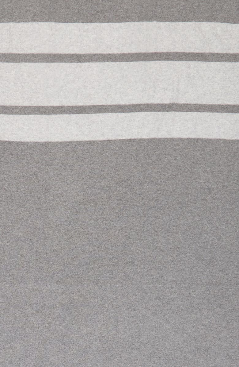 Vince Stripe Cashmere Throw Blanket, Alternate, color, 