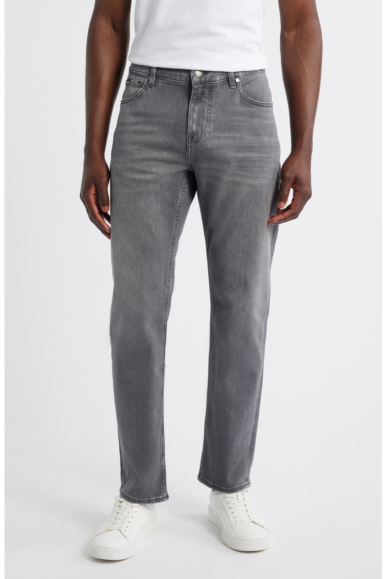 Ogden Straight Leg Jeans, Main, color, MEDIUM GREY