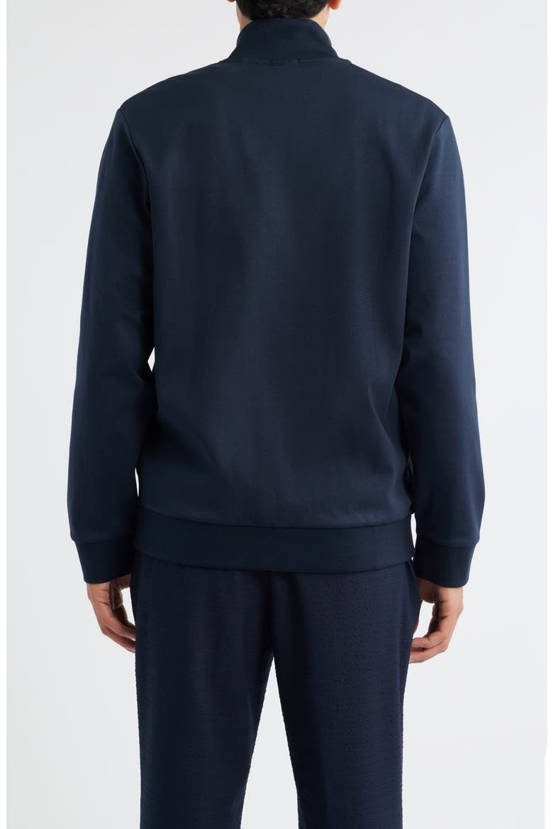 Shepherd Knit Zip Jacket, Alternate, color, DARK BLUE