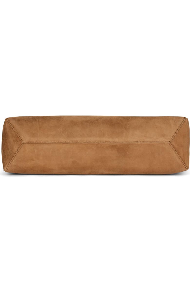 Jeffrey Campbell Toolbox Leather Clutch, Alternate, color, Tan Suede