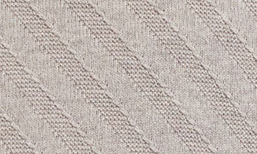 Ted Baker Corbin Chevron Stitch Crewneck Sweater In Gray