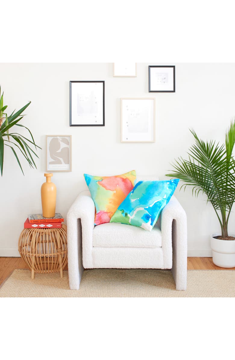 Rochelle Porter Caribbean Accent Pillow, Alternate, color, 