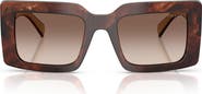 Prada 52mm Rectangular Sunglasses