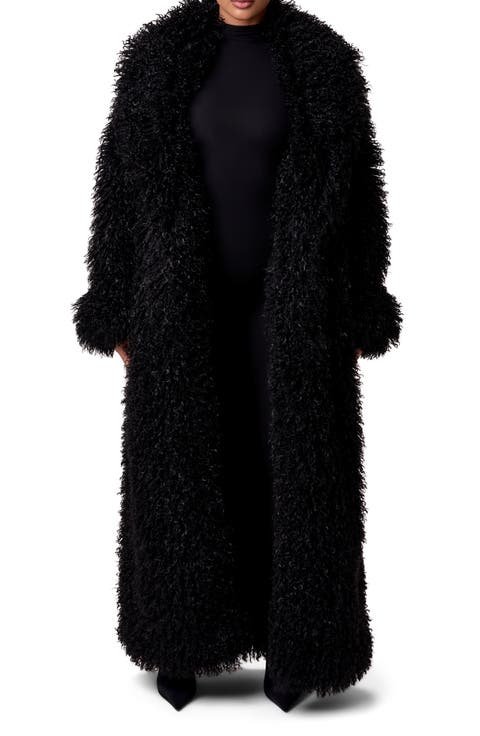 Faux Shearling Coat