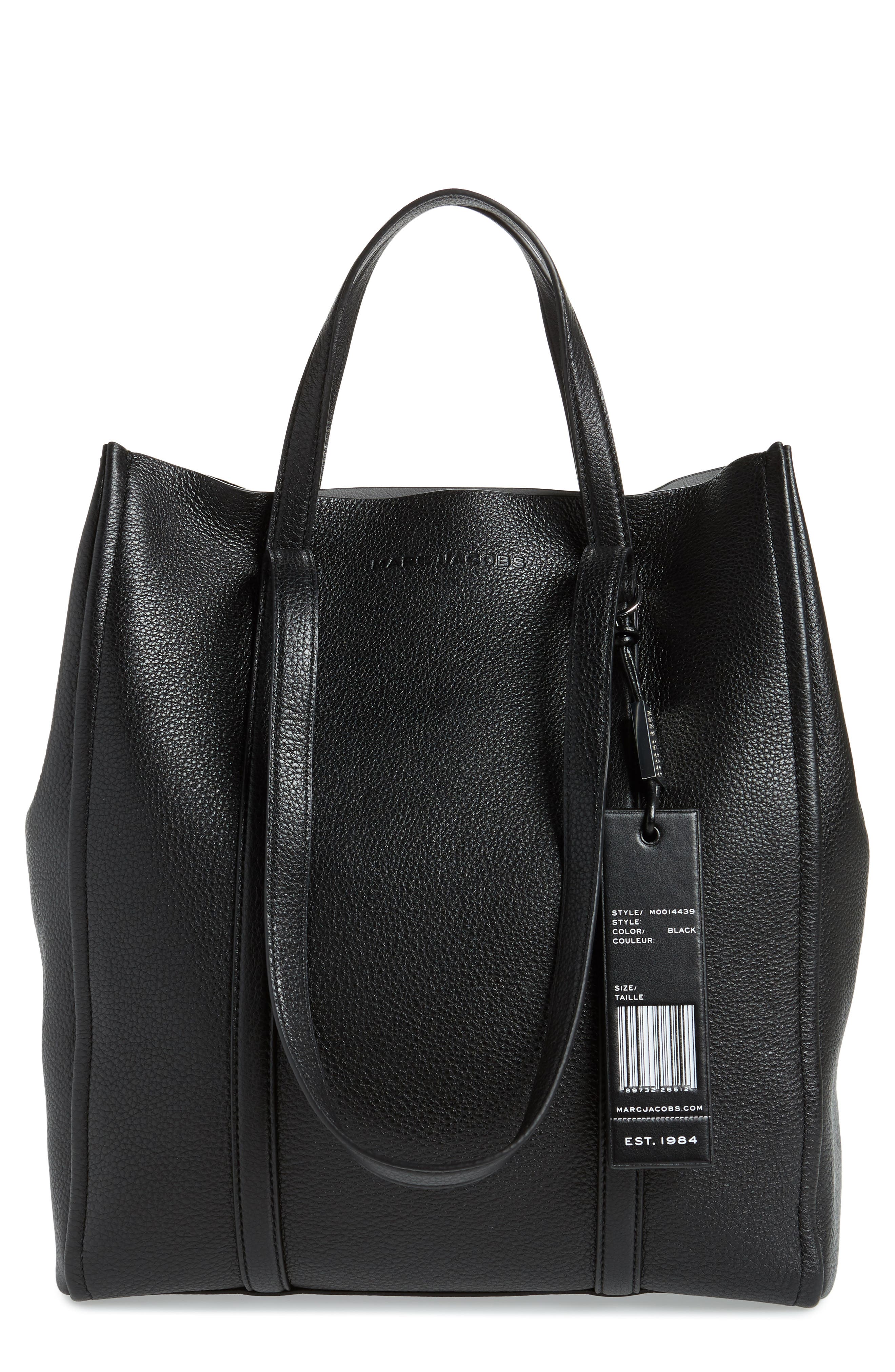 The Marc Jacobs MARC JACOBS The Tag 31 Leather Tote, Main, color, 