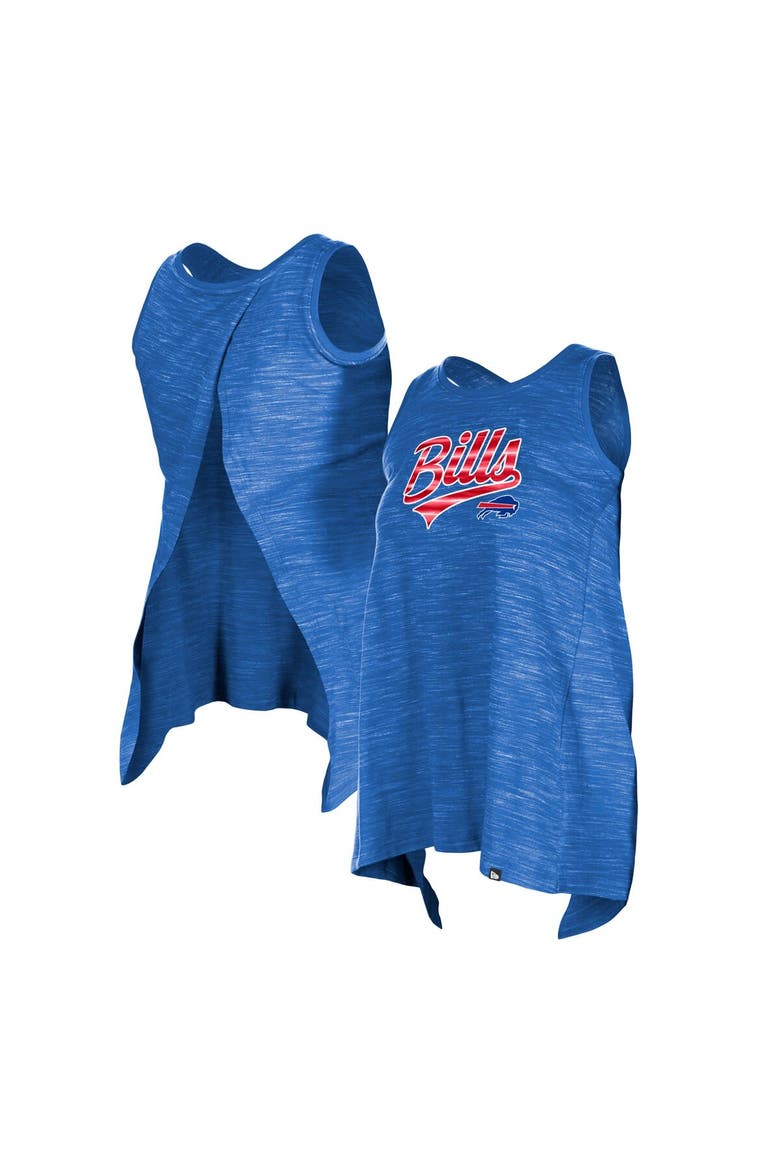 Women's New Era  Royal Buffalo Bills  Space Dye Active Tank Top, Alternate, color, Royal