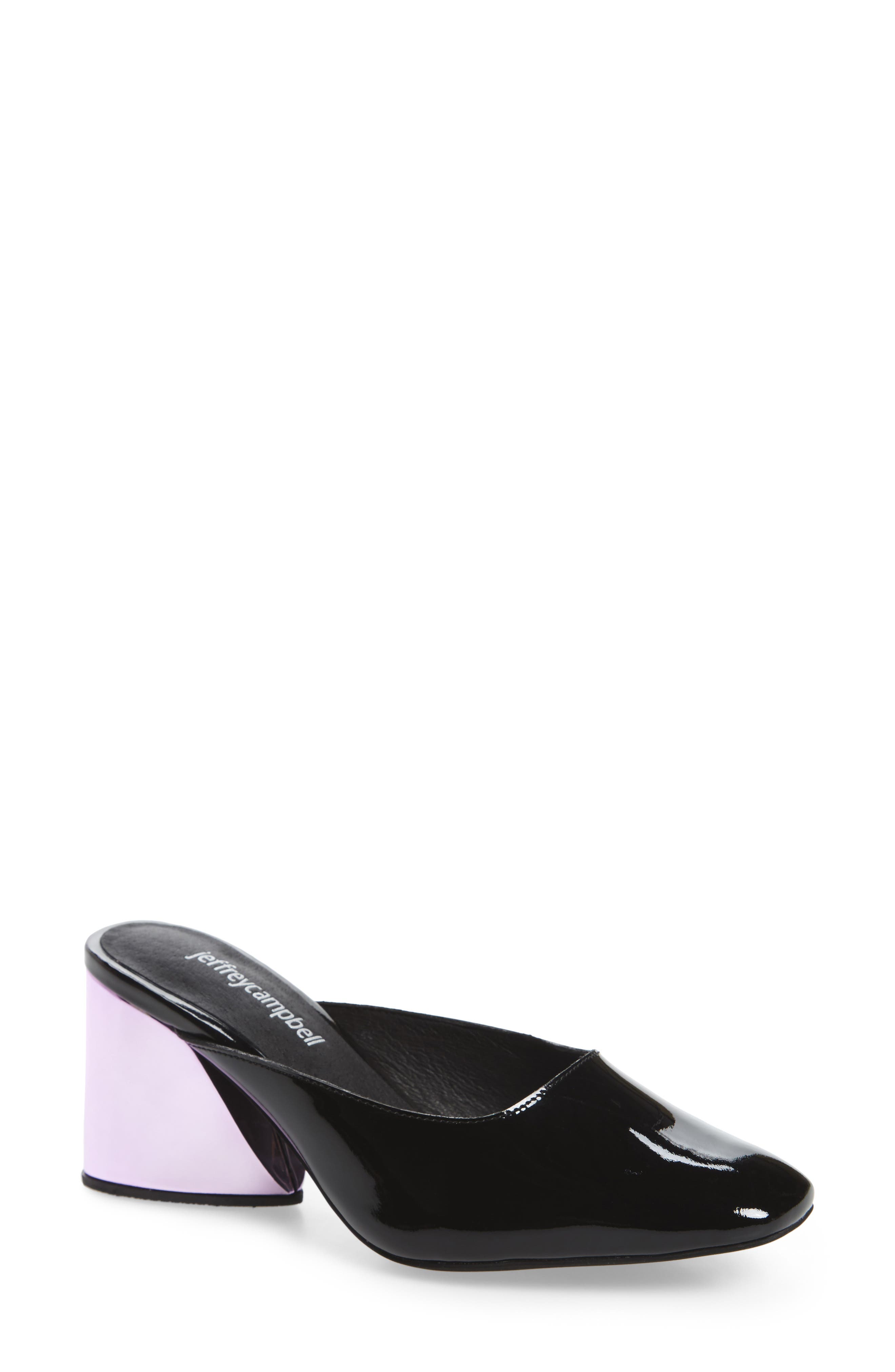 Jeffrey Campbell Lamer Flared Heel Mule, Main, color, 