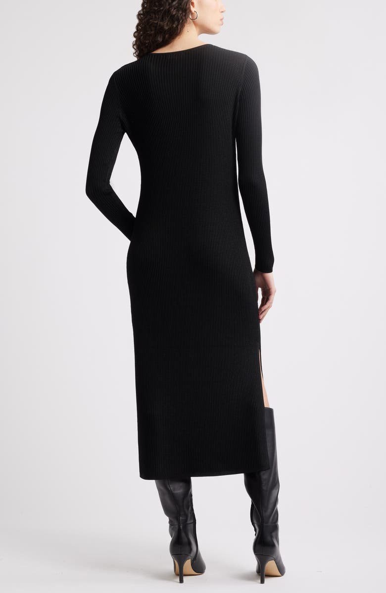 Nordstrom Long Sleeve Midi Sweater Dress, Alternate, color, 