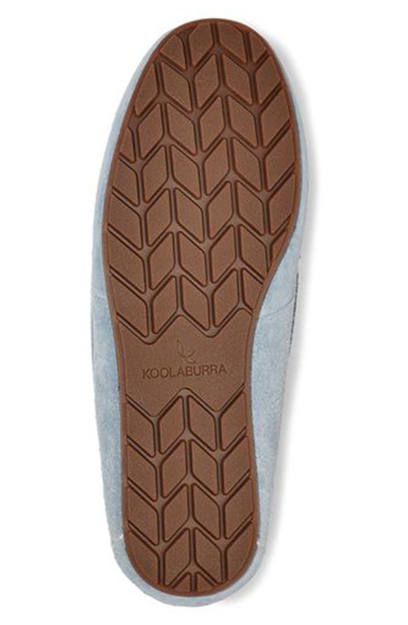 Lezly Faux Shearling Lined Slipper, Alternate, color, BLUE FOG