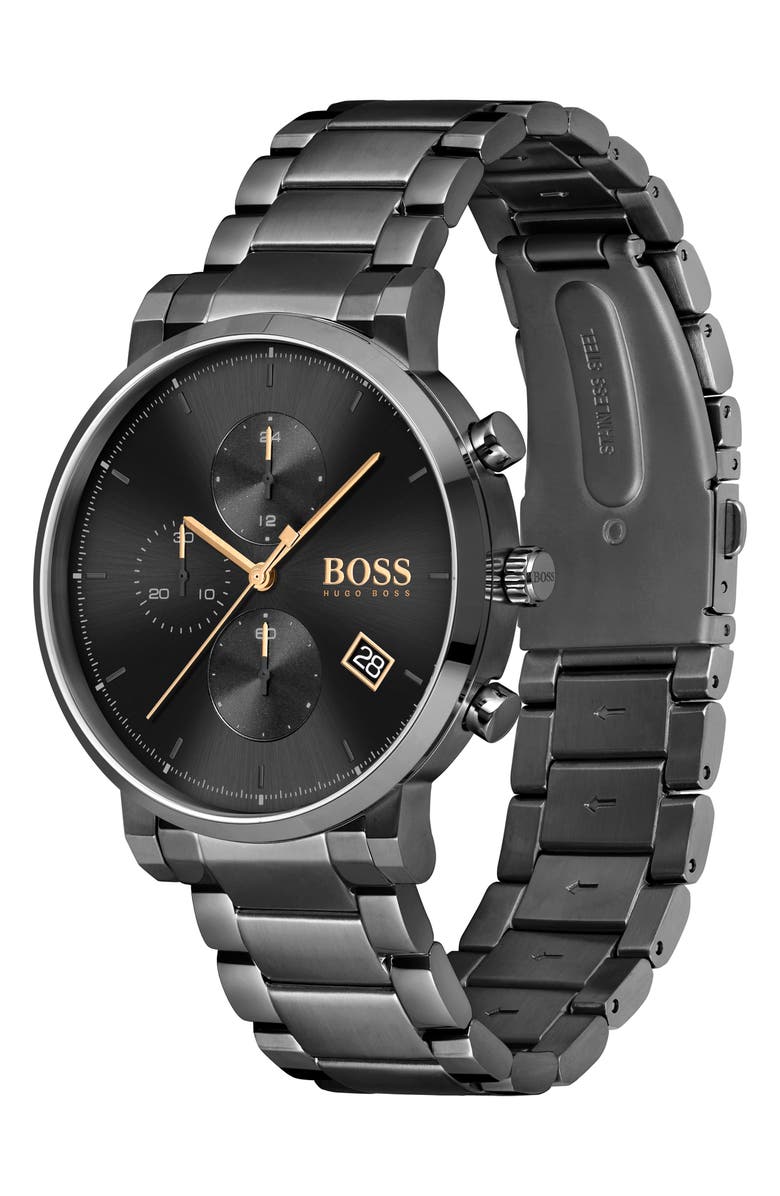 BOSS Integrity Chronograph Bracelet Watch, 43mm, Alternate, color, 