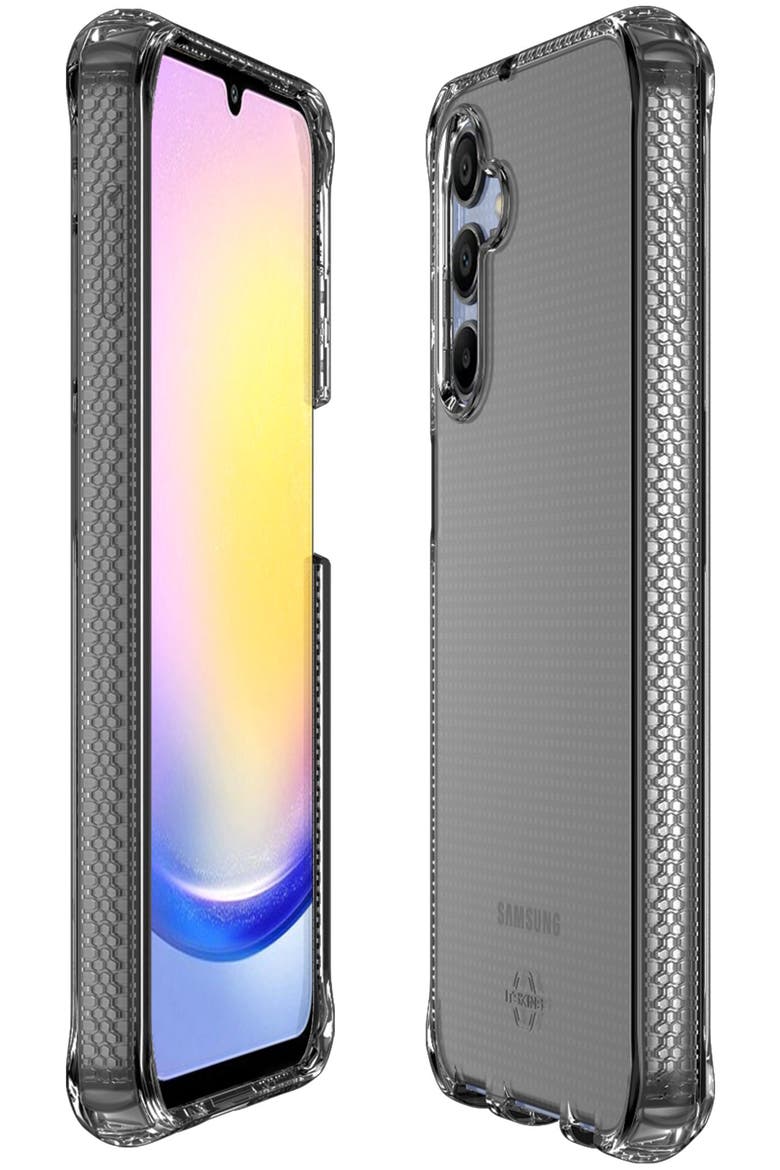 Spectrum_R Clear Case for Samsung Galaxy A25 5G, Alternate, color, Black