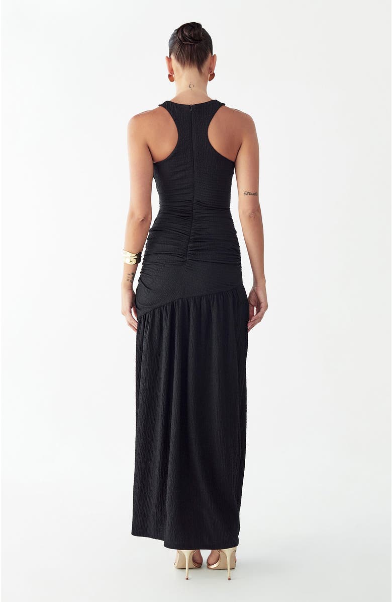 BWLDR Kyle Midi Dress, Alternate, color, Black