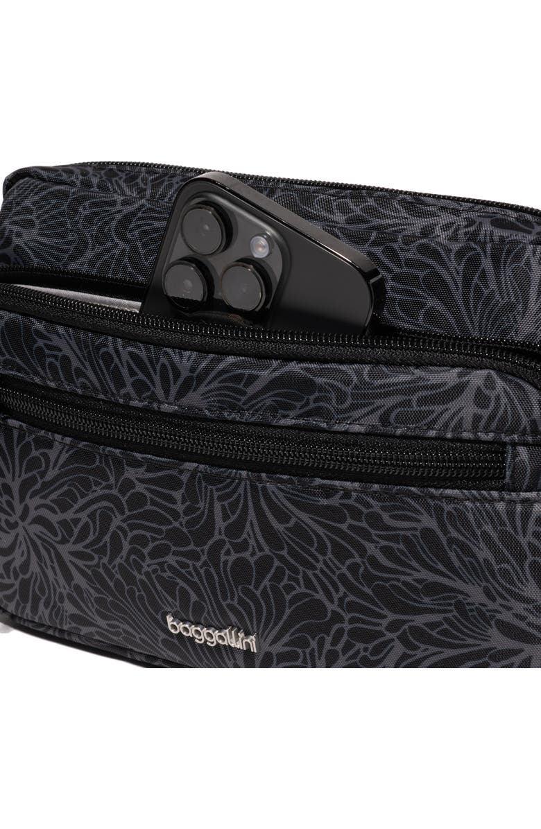 BAGGALLINI Securtex Anti-Theft Belt Bag Sling, Alternate, color, Midnight Blossom