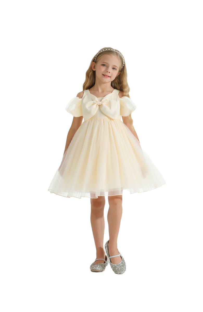 Tulleen Modenna Dress, Alternate, color, Ivory