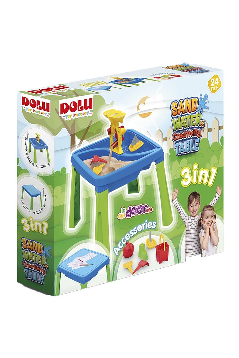 3In1 Activity Table, Alternate, color, Multicolored