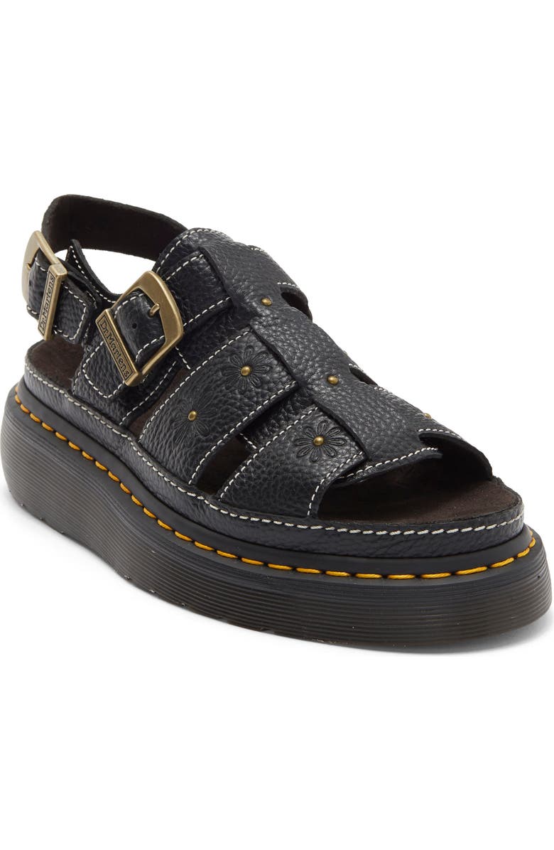 Dr. Martens Wrenile Sandal, Main, color, Black