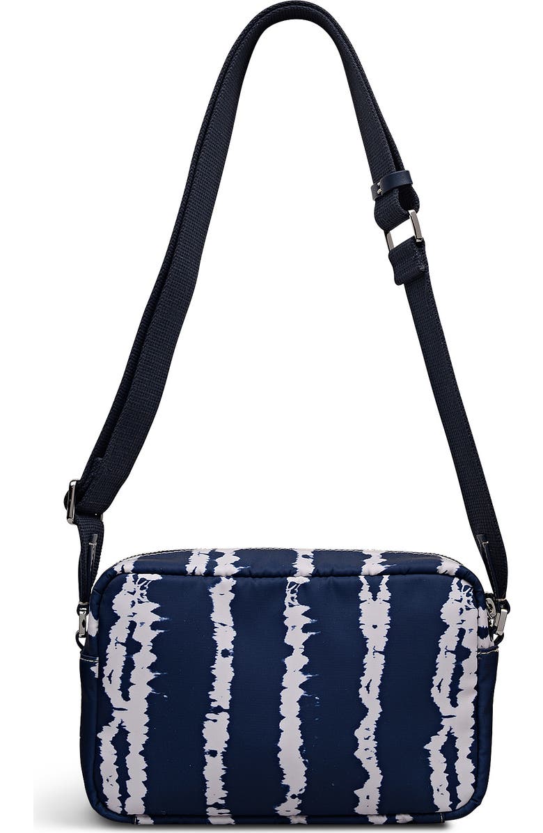 Radley Halley Row - Tie Dye Stripe Small Ziptop Crossbody Bag, Alternate, color, Naval