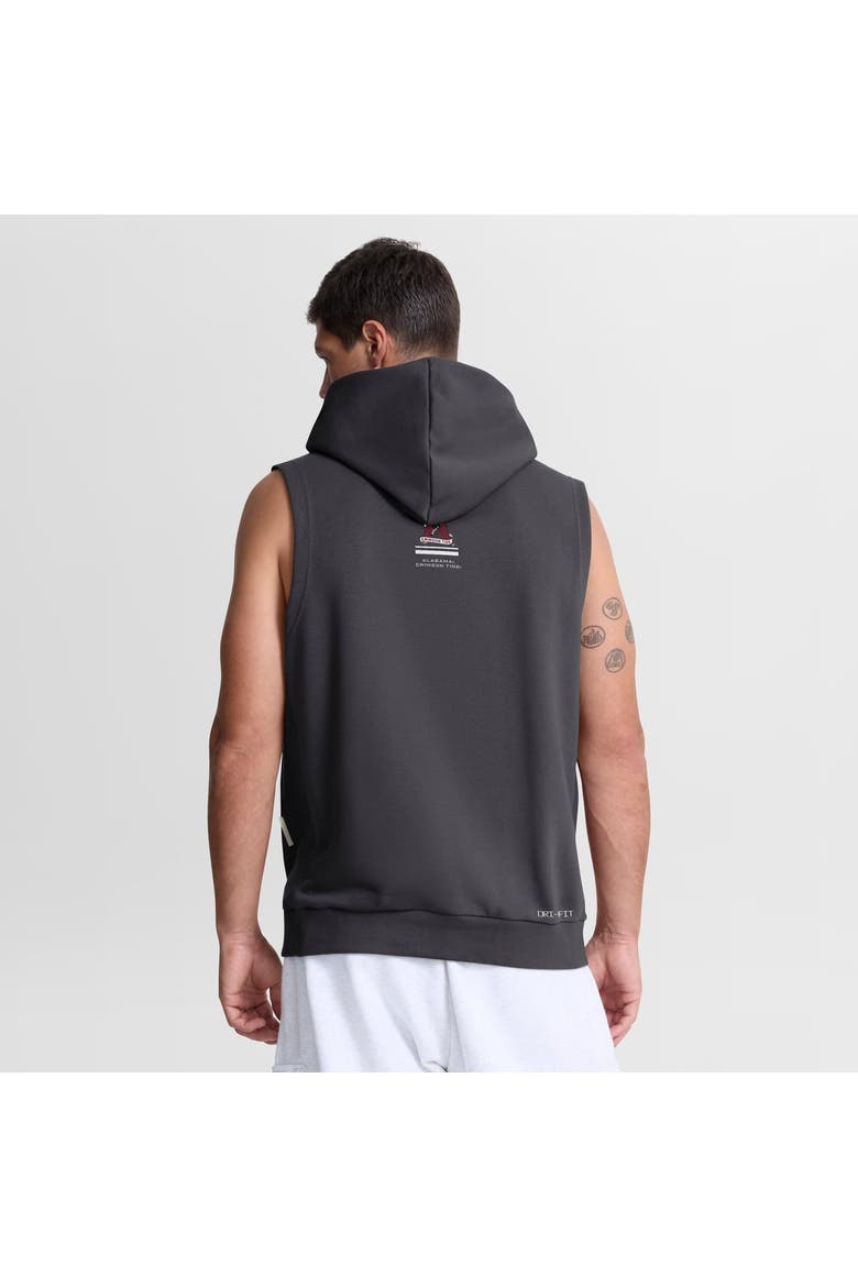 Men's Nike  Anthracite Alabama Crimson Tide 2026 Sideline Sleeveless Dri-FIT Hoodie, Alternate, color, Anthracite