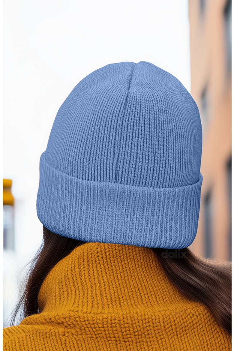 Lil Flower Beanie Cap, Alternate, color, Periwinkle