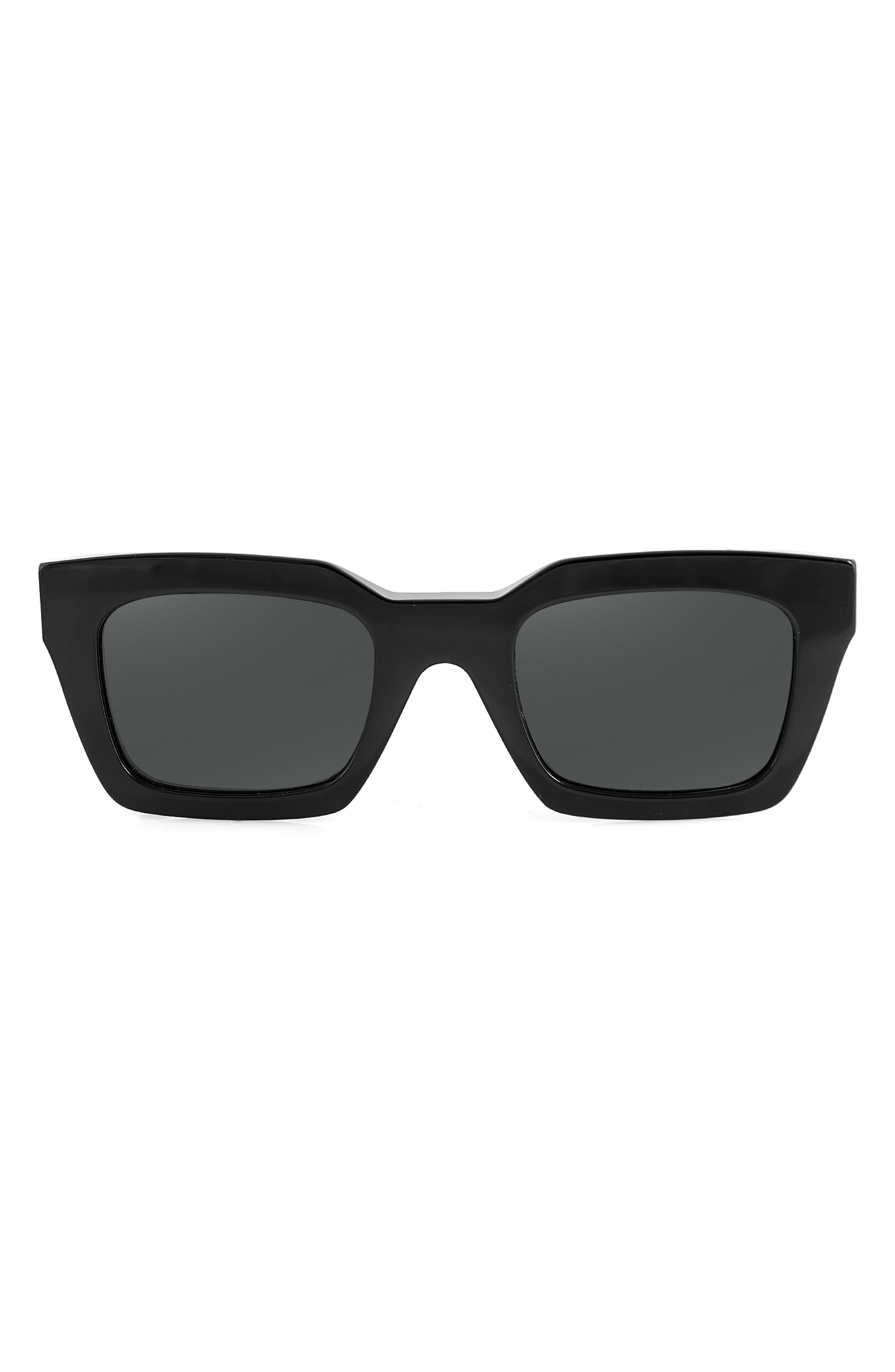 AQS Harper 55mm Polarized Square Sunglasses