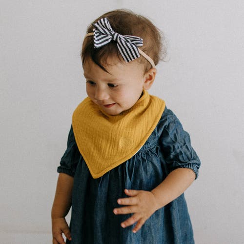 Parker Baby Co. Muslin Bandana Bibs In Dune