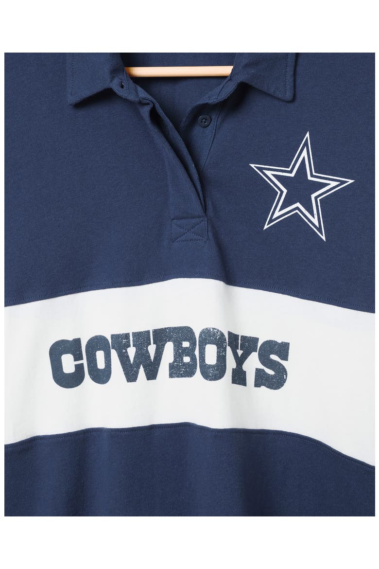 Dallas Cowboys Graphic Rugby Shirt, Alternate, color, TRUE NAVY