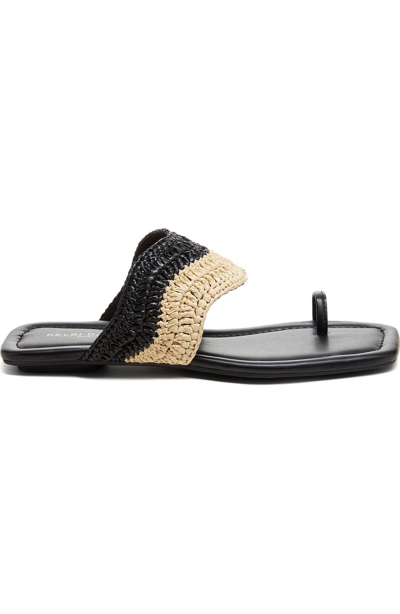 Kelsi Dagger Brooklyn Theo Toe Ring Sandal, Alternate, color, Black/ Natural