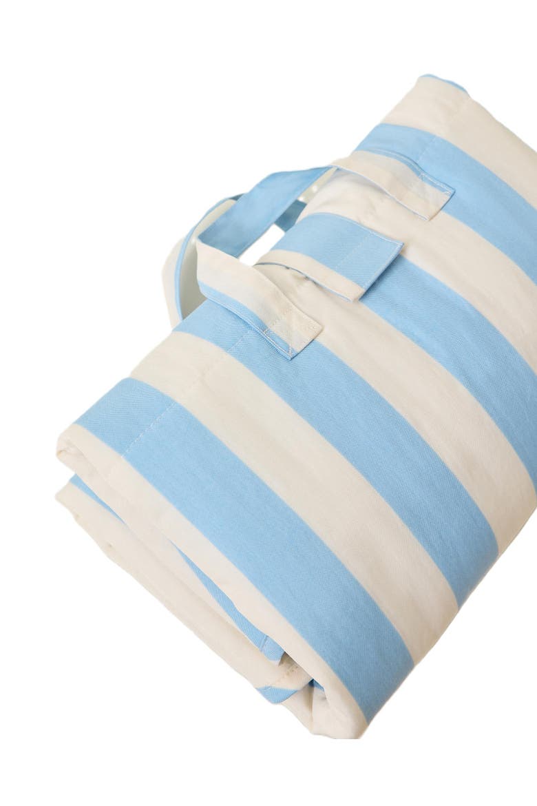 Inside/Outside Play Mat, Alternate, color, Blue Wide Stripe
