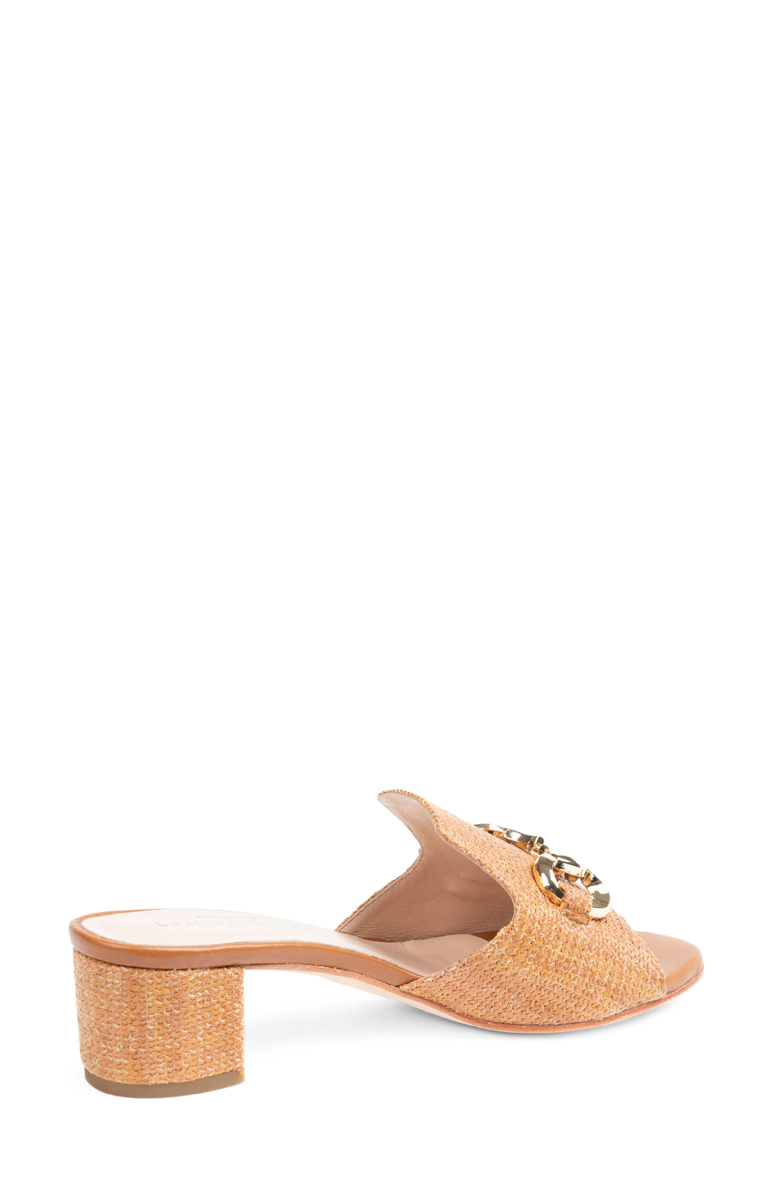 patricia green Harlow Horsebit Block Heel Slide Sandal, Alternate, color, 