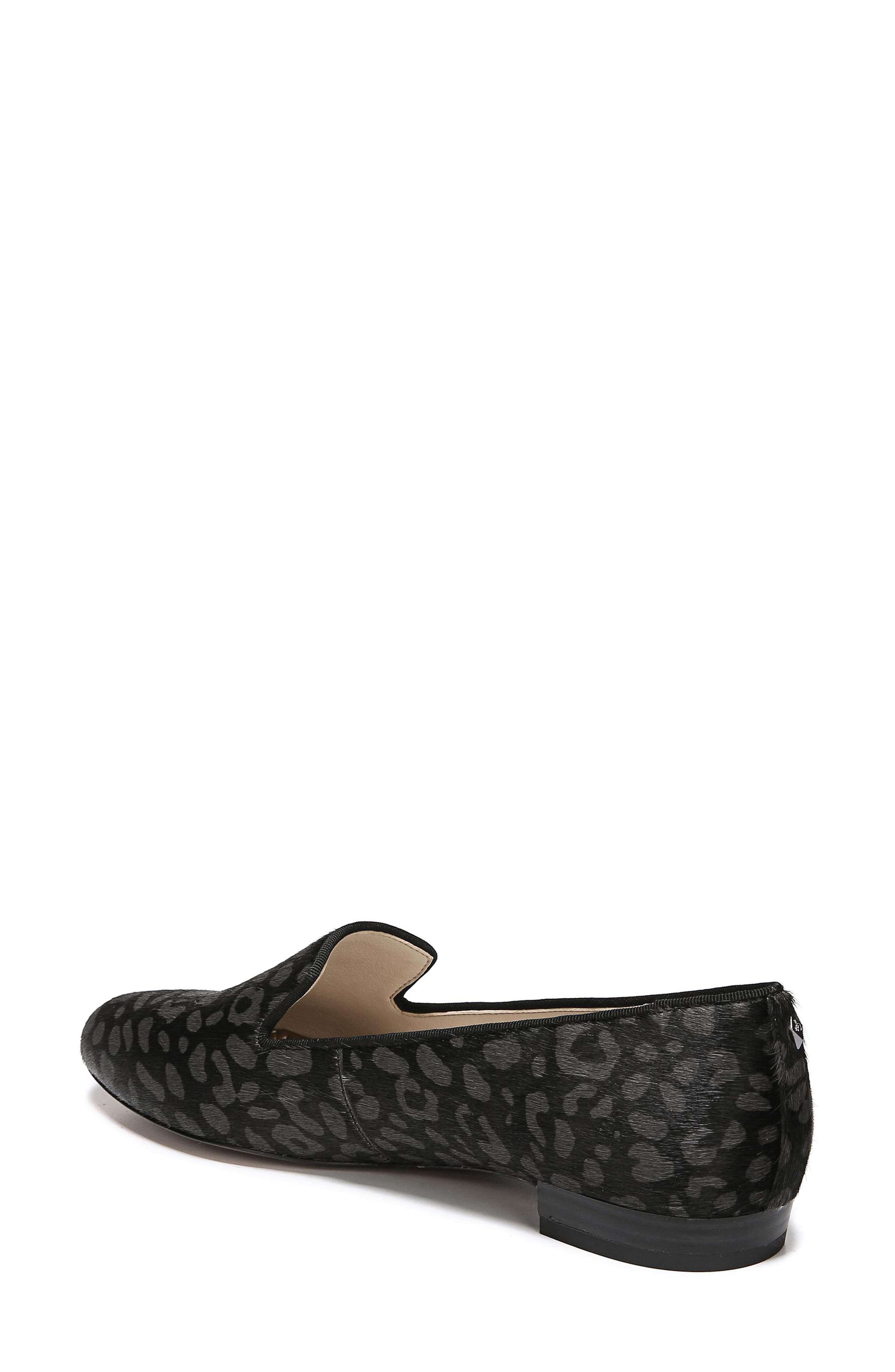 Jordy Flat, Alternate, color, BLACK/ GREY CHEETAH BRAHMA
