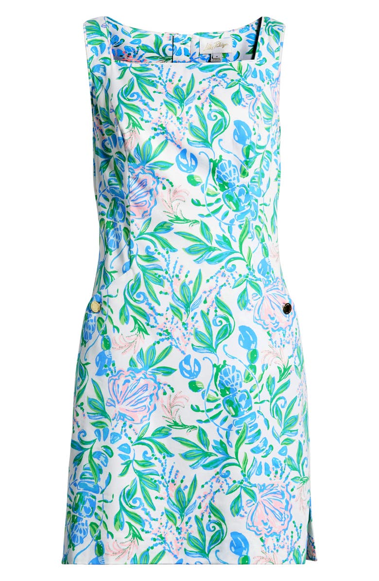 Lilly Pulitzer<sup>®</sup> The Lilly Print Sleeveless Organic Cotton Blend Sheath Dress, Alternate, color, 