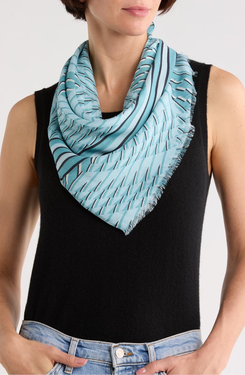 Longchamp Le Pliage Neo Scarf, Main, color, Aqua