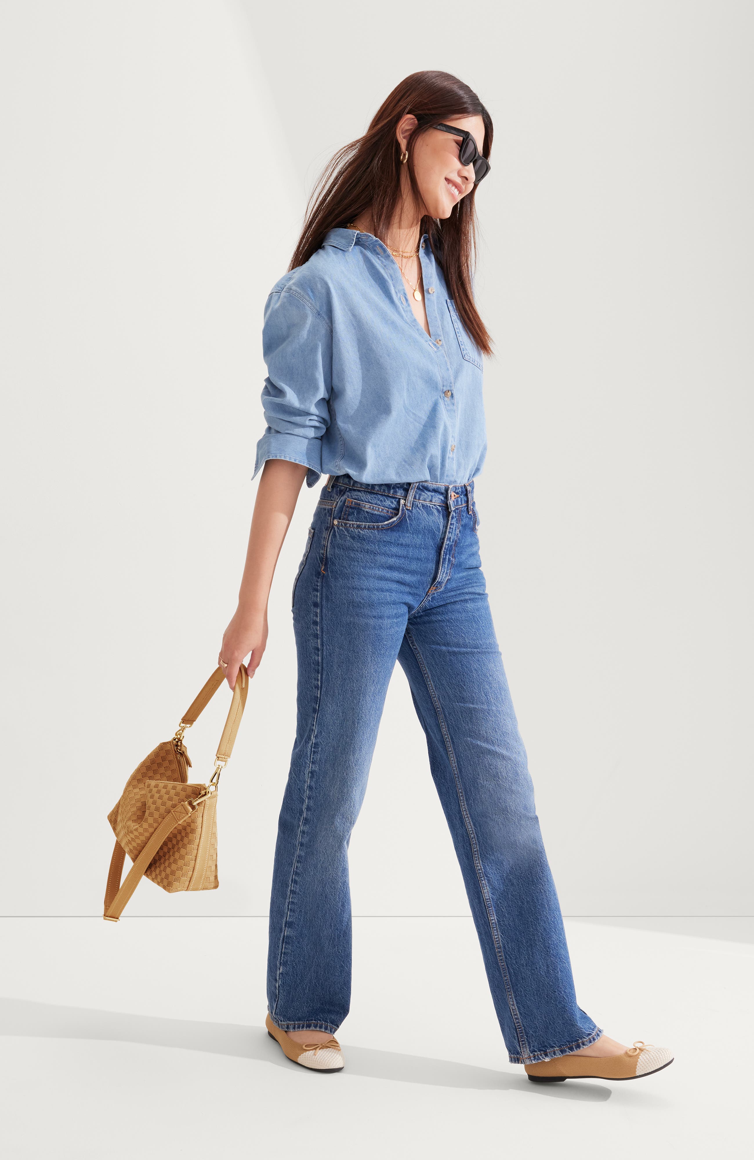 The Daily Crossbody, Alternate, color, Hazelnut
