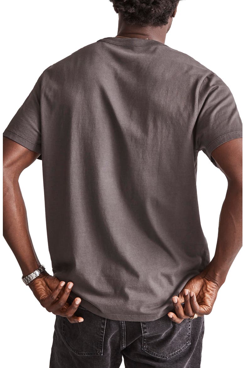 Allday Garment Dyed Cotton T-Shirt, Alternate, color, BLACK COAL