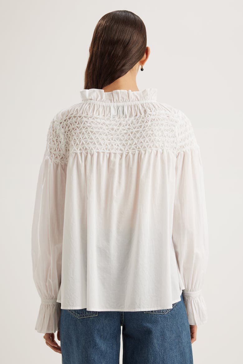 Majorelle Top, Alternate, color, White
