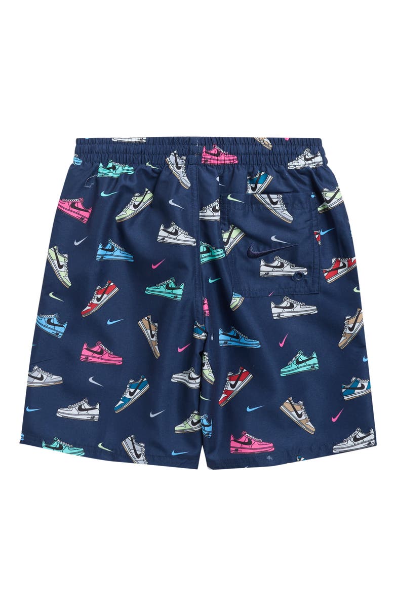 Nike Kids' 7-Inch Volley Swim Trunks, Alternate, color, Blue