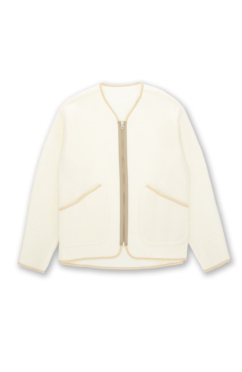 Fortela Virgin Wool Jacket, Main, color, White