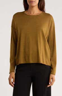 Eileen Fisher Crewneck Wool Sweater