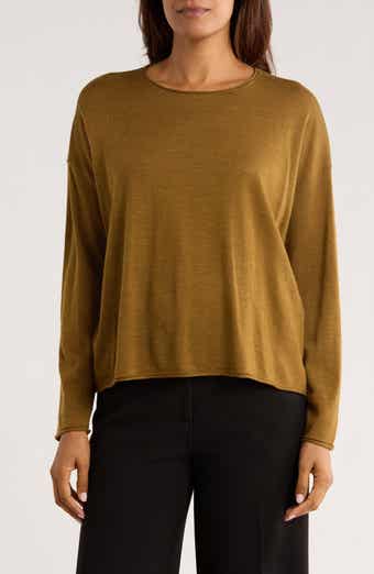Eileen Fisher Crewneck Wool Sweater