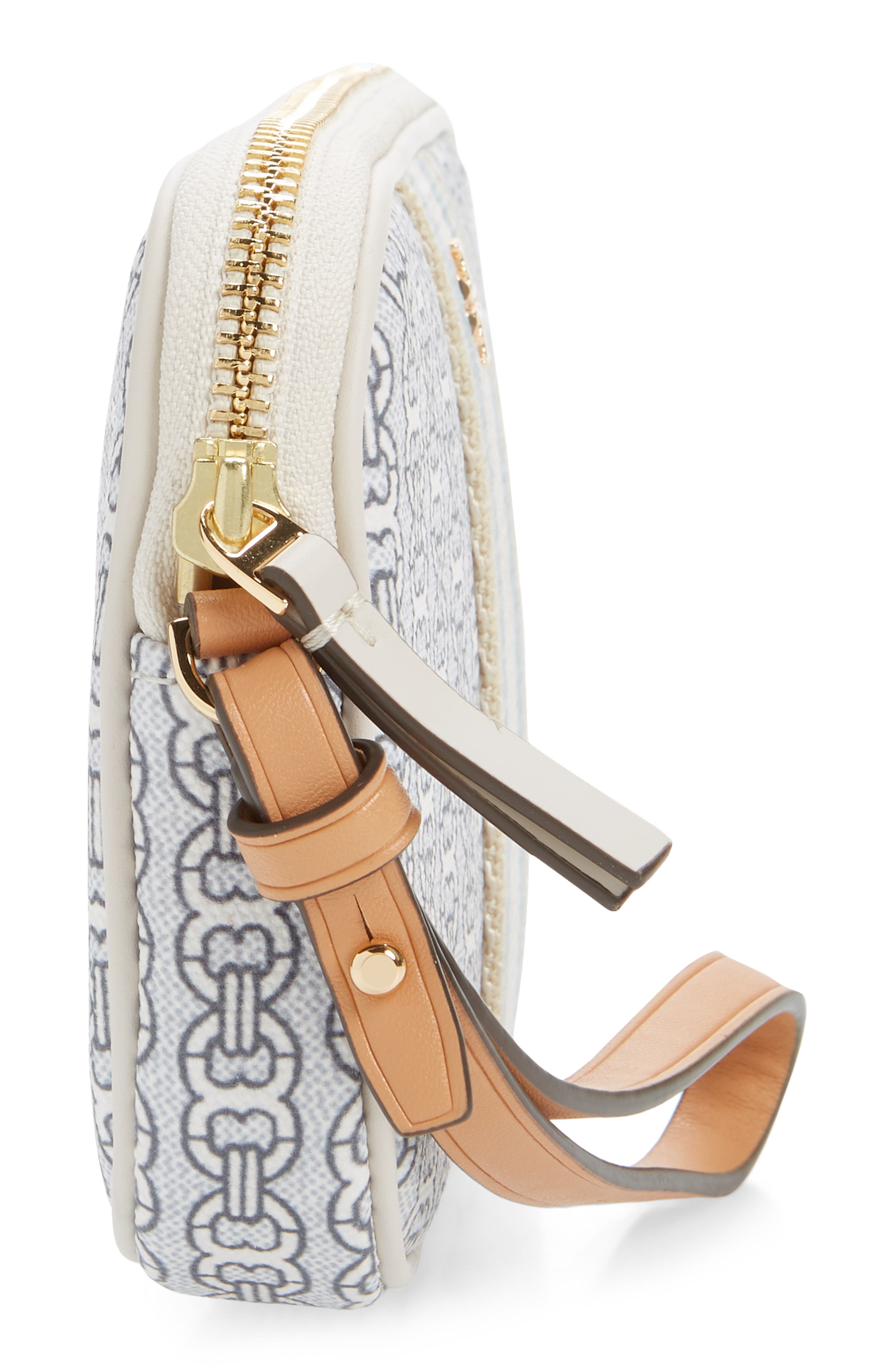 Gemini Link Canvas Wristlet, Alternate, color, NEW IVORY GEMINI LINK